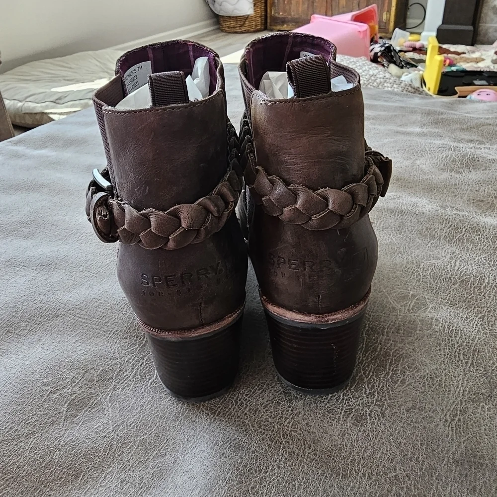 Sperry Top Sider Liberty Ankle Boots Size 7